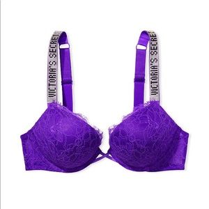 Victoria Secret VERY SEXY BOMBSHELL Add 2 cup sizes. Purple Lace